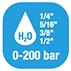 Катушка для воды стандартное давление 0-200 бар
